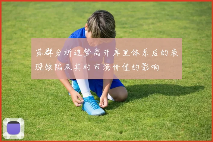 苏群分析追梦离开库里体系后的表现缺陷及其对市场价值的影响